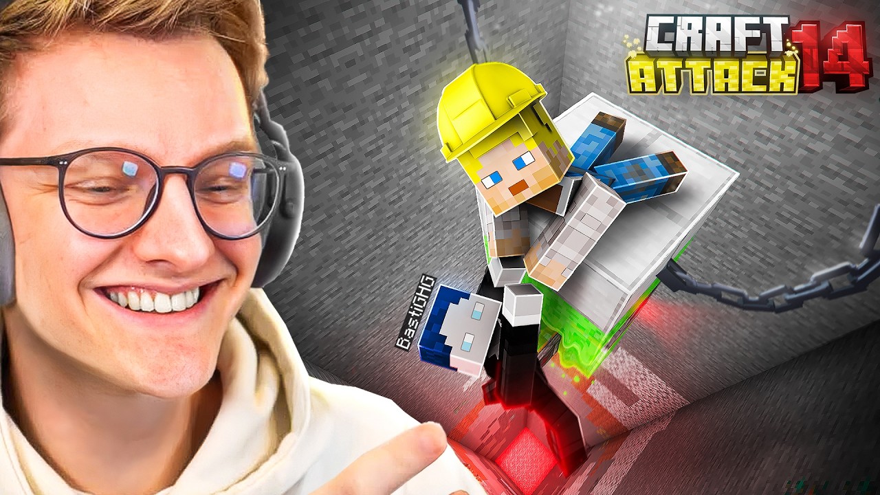 ICH BAUE EINEN GEHEIMEN XXL FAHRSTUHL FÜR BASTIGHG 🔥 CRAFTATTACK 14 🤯