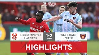 Late Winner Breaks Kiddy Hearts | Kidderminster Harriers 1-2 West Ham (AET) | Emirates FA Cup 21-22