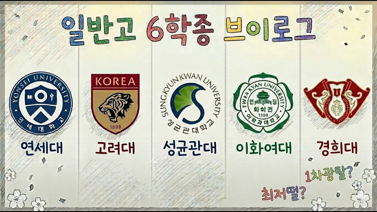 일반고 2.1 문과 6학종 5면접 브이로그