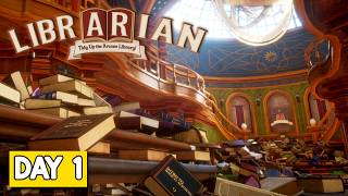 Let's Play Librarian: Tidy Up the Arcane Library - Cozy Day 1 (130/3072)