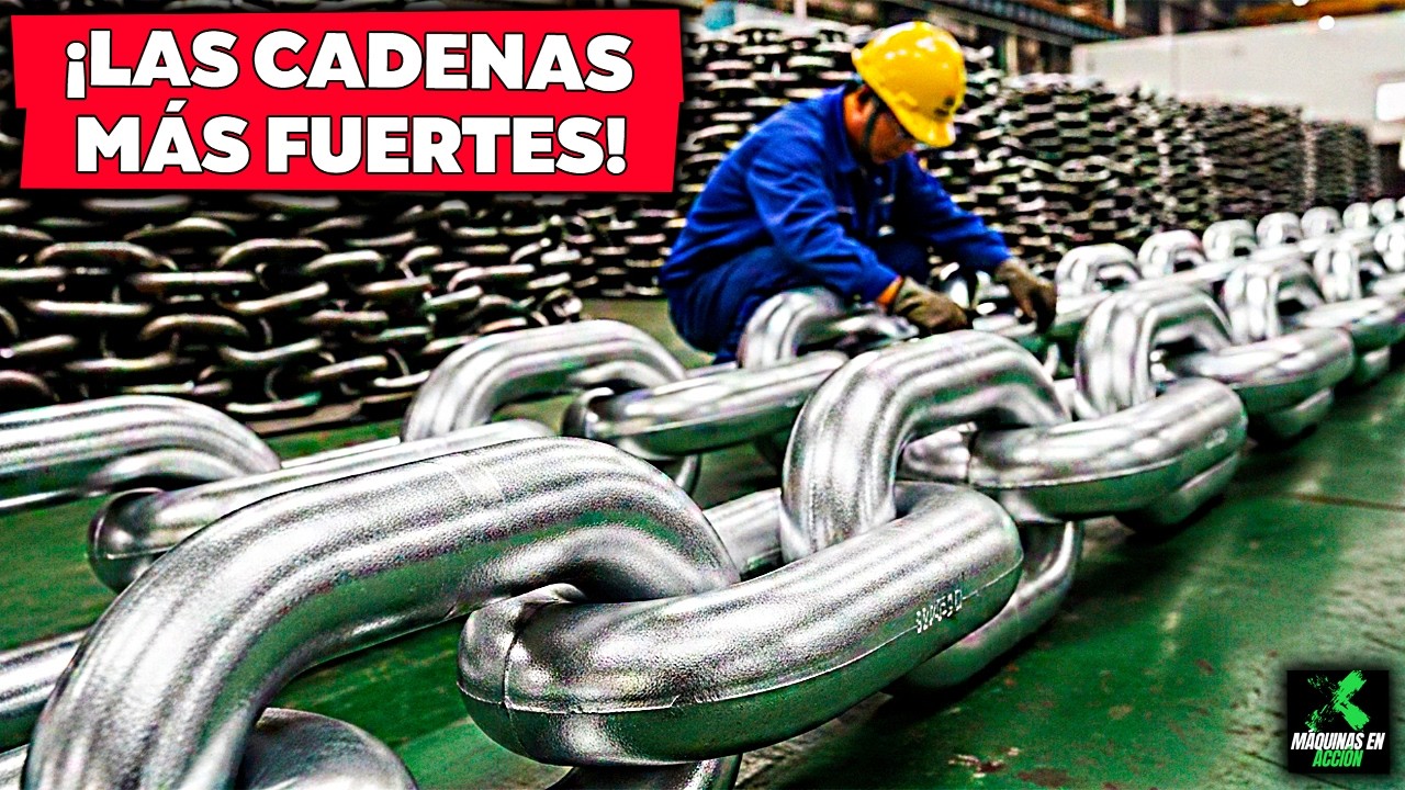 Del Horno al Océano ⚓🔥 | Forja Precisa de Cadenas de Ancla Colosales
