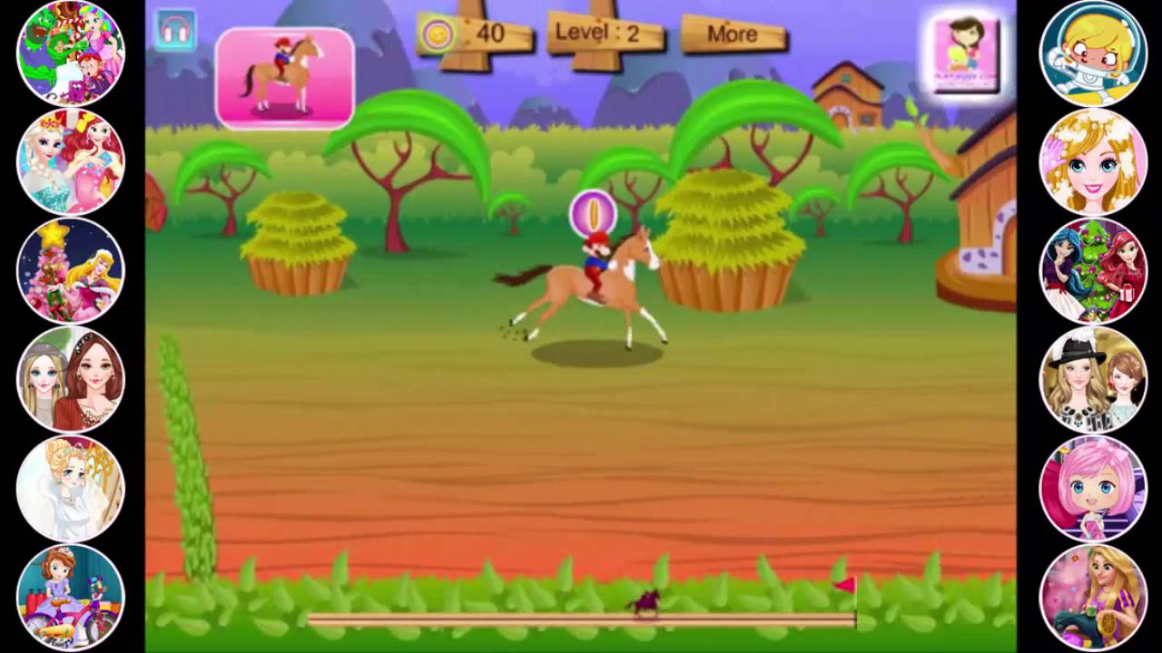 Horse Racing Mania - Baby Game Channel - Video Games for Kids - YouTube