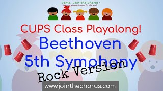 CUP Rhythms Class Play Along - BEETHOVEN 5 (Rock Version)
