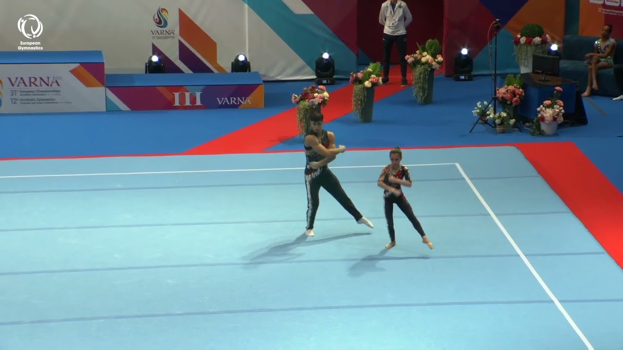 Edoardo Ferraris & Arianna Luca (ITA) - 2023 ACRO European silver medallists, Junior All-Around