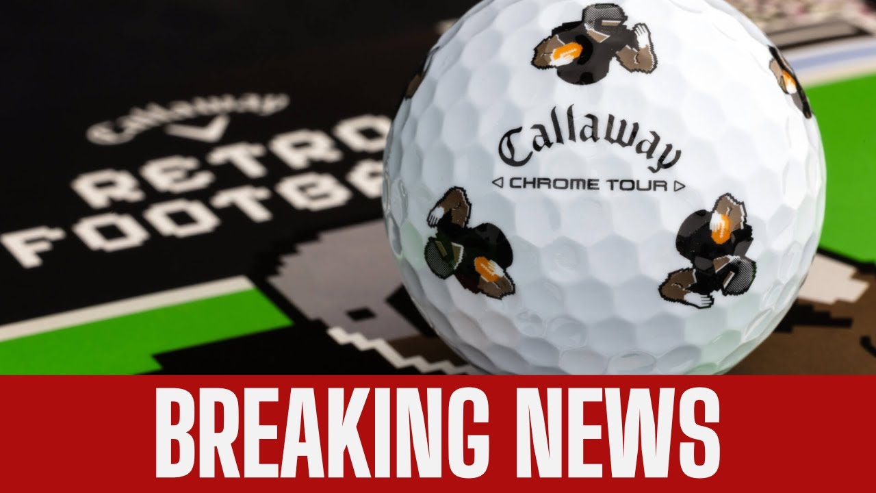 Кэллауэй только что бросил самые крутые мячи для гольфа в истории 🏈⛳ | Chrome Tour Retro Football...