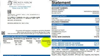 Explaining high water bills during summer months