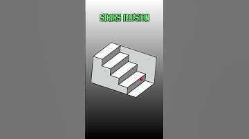 Ball Trapped in Stairs Illusion | Animation