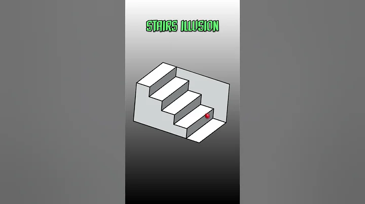 Ball Trapped in Stairs Illusion | Animation
