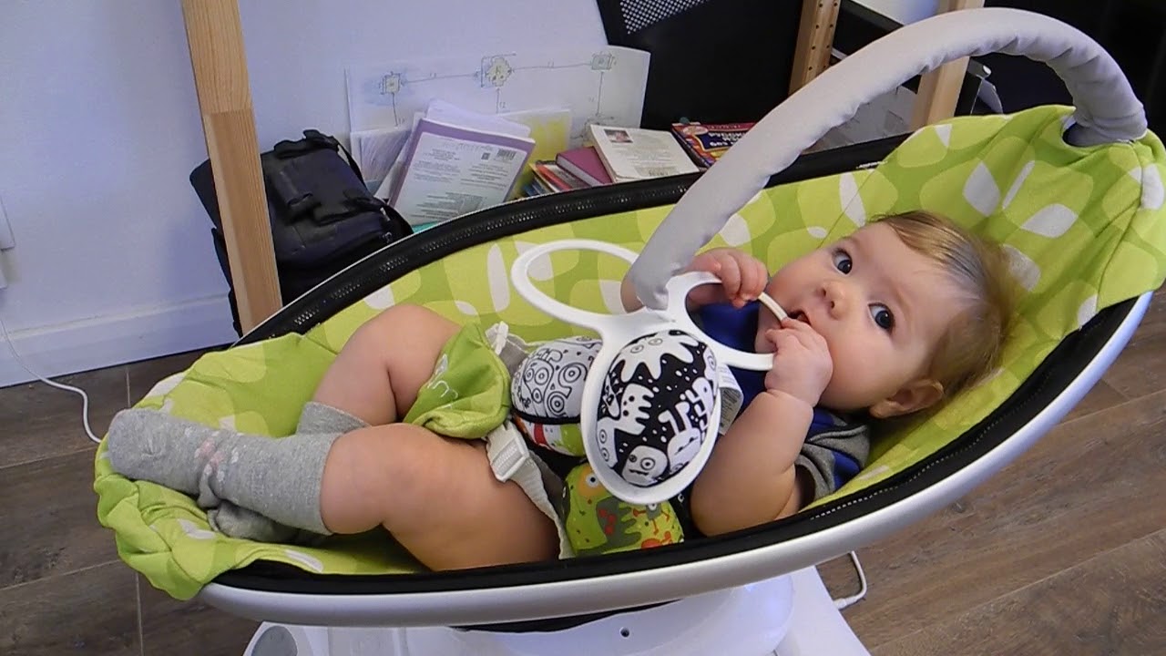 Электронные качели 4moms MamaRoo - YouTube
