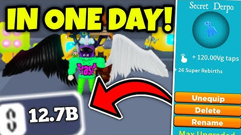 I WENT FROM NOOB TO PRO IN JUST *ONE DAY* IN TAPPING SIMULATOR😱