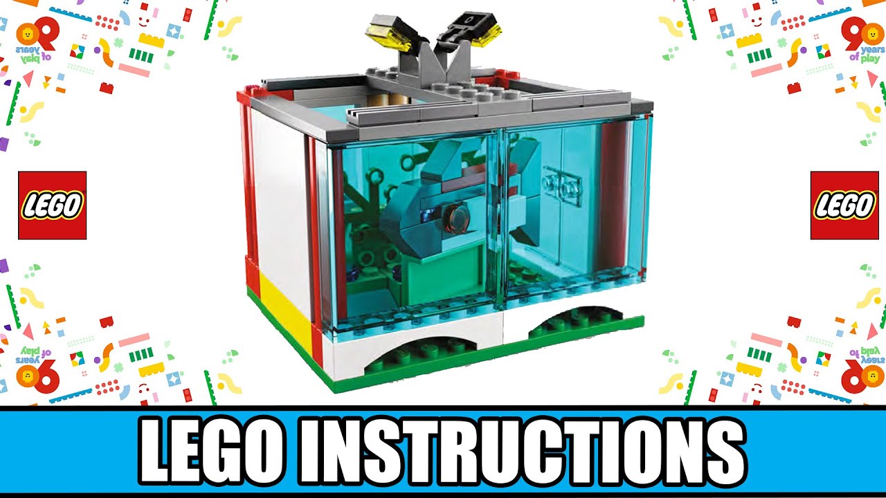 City - Fish Tank (90 Years Alternative Build) LEGO instructions