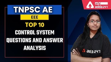 TNPSC AE EEE 2022 | Control System | Previous Year Question And Answer Analysis