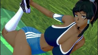 Avatar Korra's workout