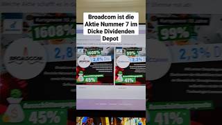 Broadcom ist die Aktie Nummer 7 im Dicke Dividenden Depot #dividenden #aktien #investieren