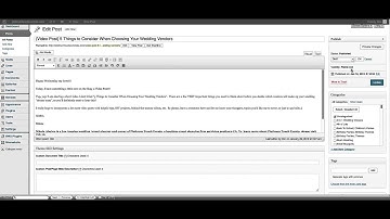 Turn A Published Post Into A Draft In Wordpress