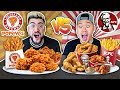 KFC VS. POPEYES FOOD CHALLENGE !! (Most Popular Items on the Menu 🍗🍟)