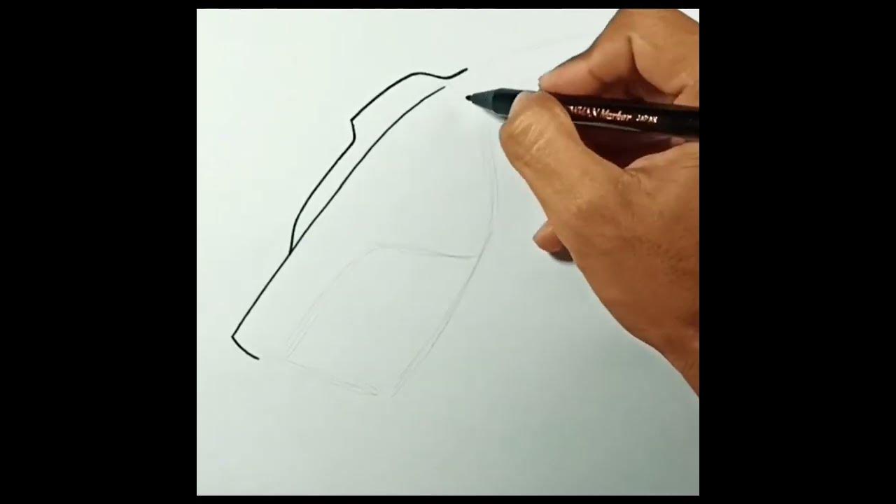 How to draw Gasoline Nozzle shorts YouTube