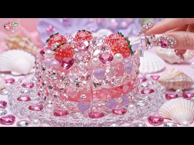     【ASMR失敗集NG】2本ナイフ&違うとこ切れたなど事故まとめ💎😂 #ASMR #GlassCake #CrystalCake#KnifeFail #ai動画
