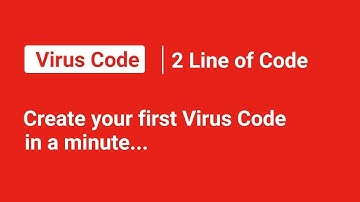 Simple code to create virus #virus #programming