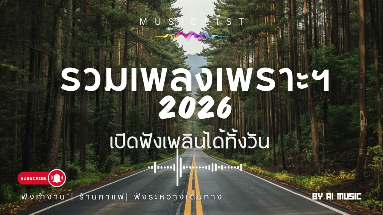 รวมเพลงเพราะ 2026 ฟังยาวๆ เพลงใหม่มาแรง ฮิตที่สุดในตอนนี้ EP.01
