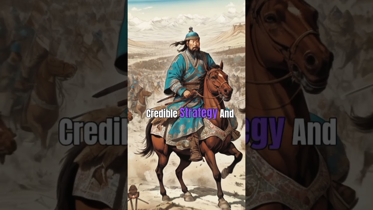 Is Genghis Khan Was Psychological worrier? | Genghis Khan #shortsvideo