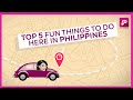 TOP 5 FUN THINGS TO DO HERE IN PHILIPPINES 2023! 🇵🇭 | POPS FERNANDEZ