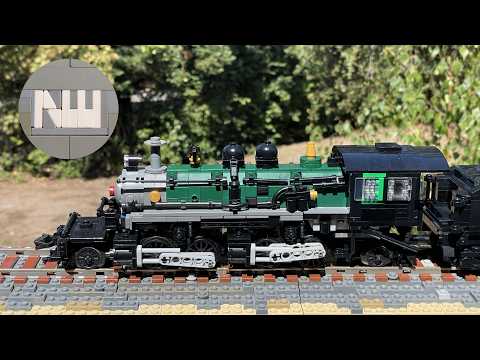 A Small Engine Built like a Big One: #lego 1:48 Columbia River Belt Line 7 2-4-4-2 Mallet