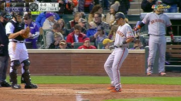 SF@COL: Panik crushes a solo homer to right