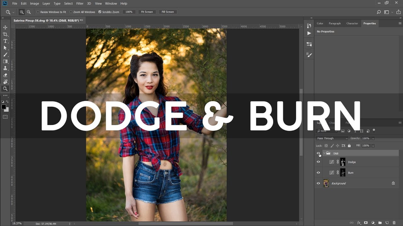 Dodge and burn экшен