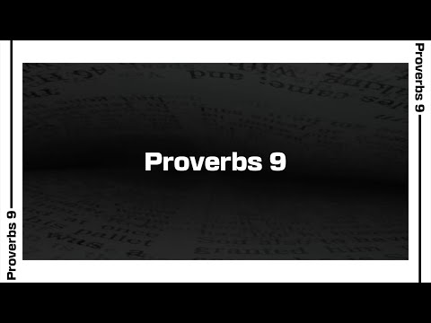 Proverbs 9 Bible Reading | NIV