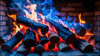 Experience Fireplace Ambience Like Never Before with Vibrant Blue Flames and Gentle Fire Sounds