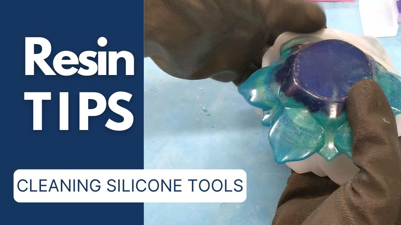Resin Tips: Cleaning Silicone Tools #resinforbeginners 