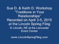 Sue &amp; Keith Workshop &quot;Applying The Traditions In Your Relationship&quot;