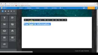 Adding Elements to Weebly