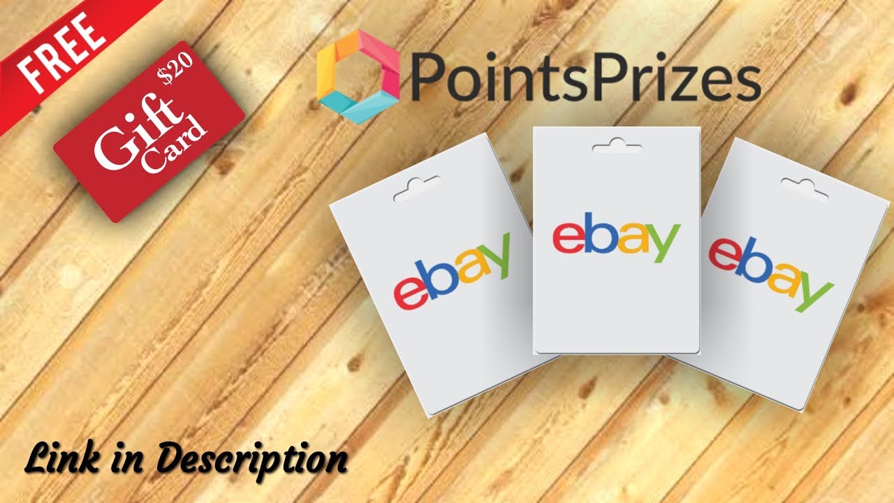 How to get free Ebay gift cards - YouTube