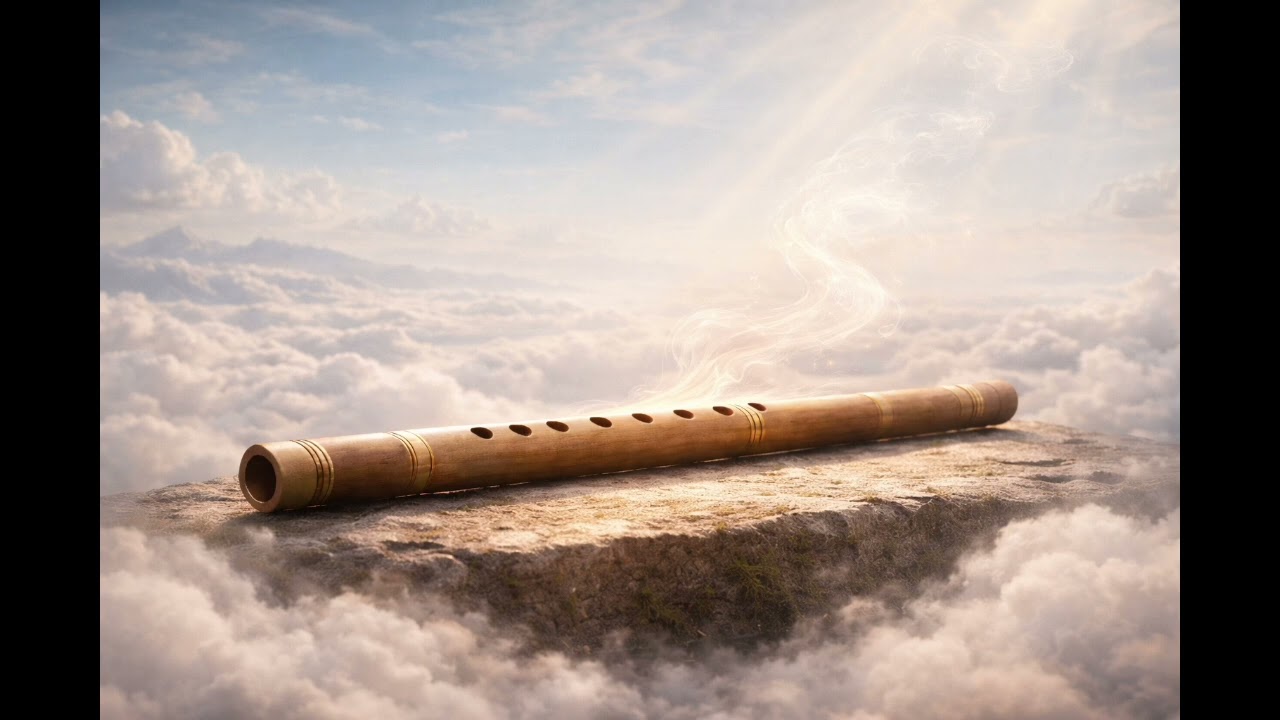 Temple sky flute| relaxing & Captivating #instrumentalmusic #bansuri #classicalmusic #flute #music 