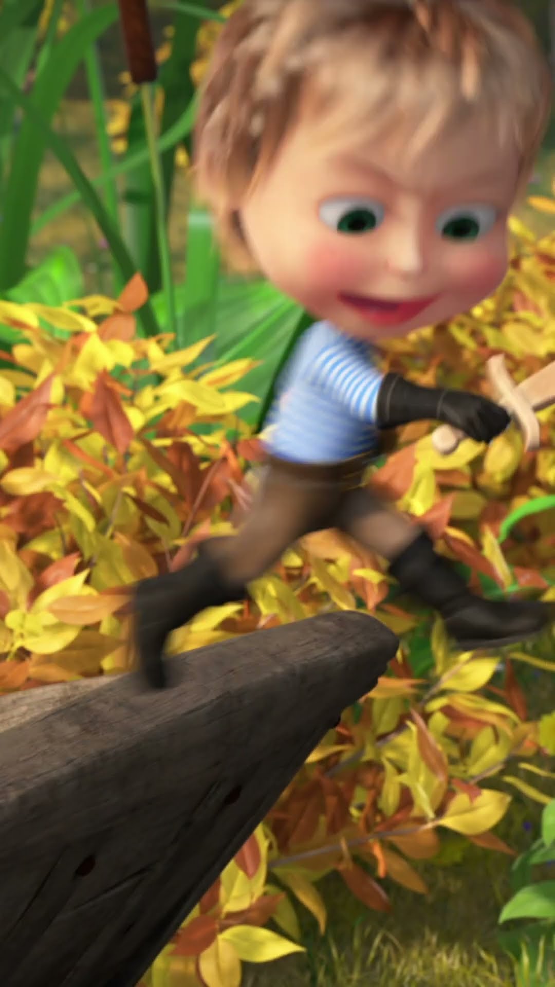 شغب على السفينة! ⛵?‍☠️ mashabeararabic #shorts #arabic #mashaandthebear# #ماشاوالدب #مضحك #كرتون