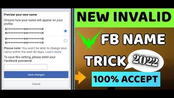 how to make Invalid name account in 2022 without update invalid name fb id invalid name fb id 2022