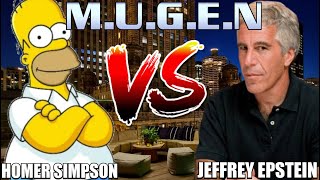 M.U.G.E.N. - Homer Simpsons Vs. Jeffrey Epstein