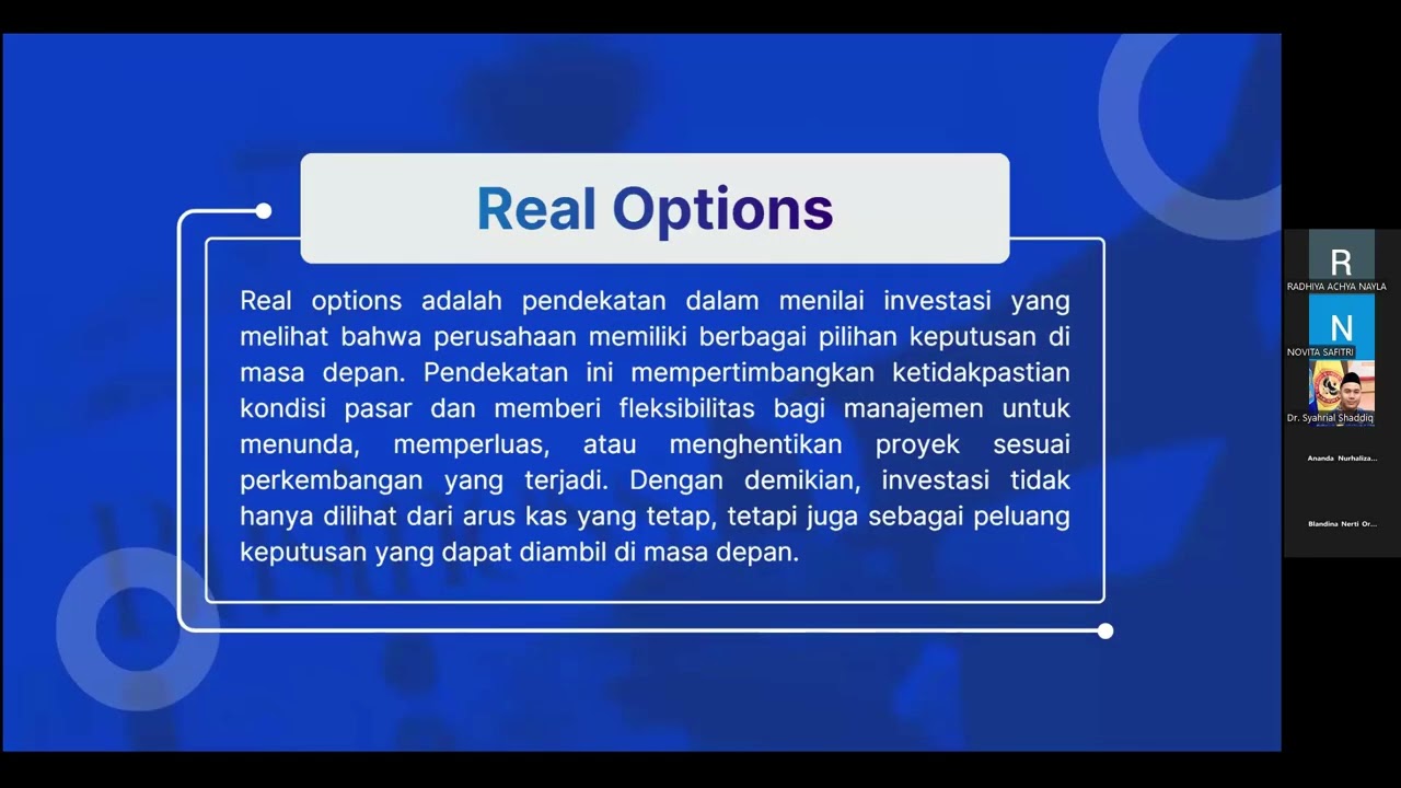Presentasi Manajemen Keuangan Lanjutan - Kelompok 4 Keputusan Investasi Lanjutan