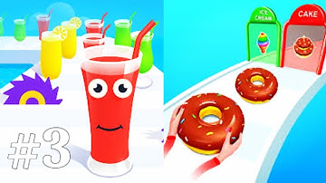 Juice Run | Cake stack 3d 🥯🧁🧁– All Level Gameplay Android,iOS – New Apk Games Part #3