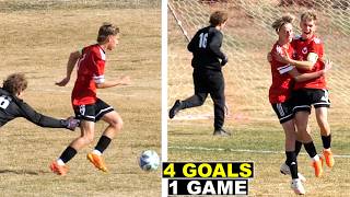 MY CAREER HIGH 4 GOALS IN 1 GAME! ⚽️