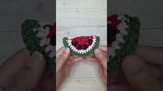 Crochet Watermelon Slice Applique | Day 1 of the Fun & Fruity Crafting Event | EyeLoveKnots
For Day 1 of the Fun & Fruity Crafting Event hosted at Yarn Crafts & Coffee, were crocheting a Watermelon Slice Applique that is perfect for a variety of Summer projects!
💚 Appliques are great for yarn scraps, and its so easy to change up the size by simply changing the yarn weight and hook size.
🧶 Ive made my applique in WeCrochet Dishie, which is a 100% cotton yarn, but depending on how youll use your watermelon slice, its so easy to reach for a different fiber that matches your project.
What to make with a crocheted applique?
🍉 Sew it onto a granny square, blanket, beanie, scarf or garment.
🍉 Glue it onto the front of a card or wall art canvas.
🍉 Starch it to use as a pendant for a necklace.
🍉 String a bunch together to create a garland.
🍉 Use as the flap on a small bag or pocket.
🩶 Fun & Fruity Crafting Event Details & Schedule at YarnCraftsandCoffee.com
✨️ Youll love my other Watermelon themed projects, #elkccycc_watermelon
#eyeloveknots #yarncraftsandcoffee #crochetwatermelon #crochetapplique Crochet Watermelon Slice Applique | Day 1 of the Fun & Fruity Crafting Event | EyeLoveKnots