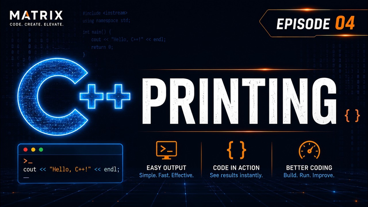 printing in C++ || 04 - YouTube