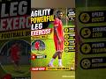 Agility Powerful Leg Exercise ⚽🔥 | Football Speed & Balance Training #shorts