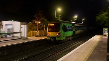 Class 171 Turbostar goes past Moulsecoomb