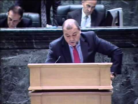 جلسة الموازنة 2015 كلمة النائب عبد المنعم العودات