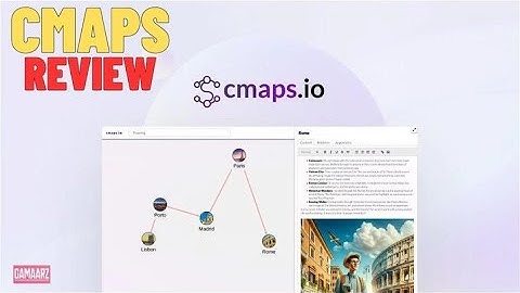 Cmaps Review, Demo + Tutorial I Transform your notes into mind-maps