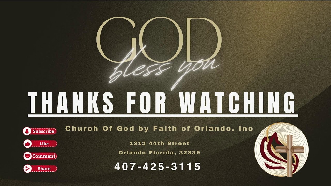Church of God by Faith of Orlando Sunday Morning 2/15/26