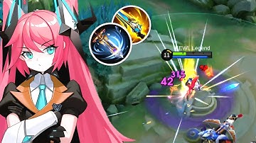 MANIAC🔥!! LAYLA INSANE ATTACK SPEED BUILD!!BUILD TOP 1 GLOBAL LAYLA~MLBB